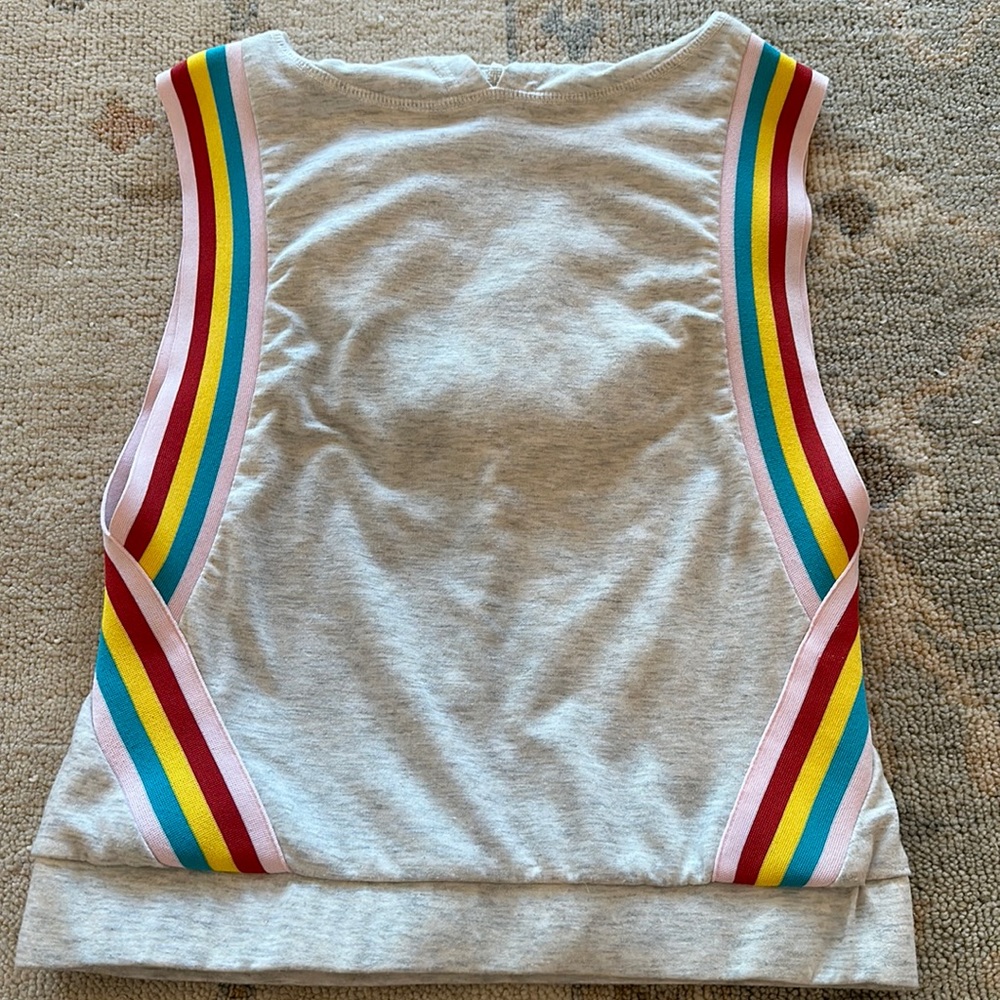 GB rainbow lined top